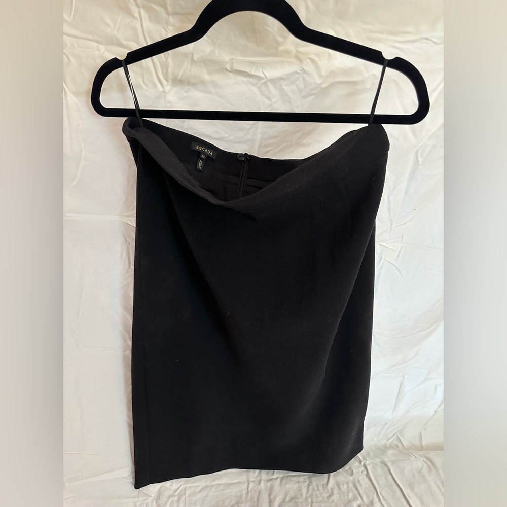 Escada Asymmetrical Black Skirt